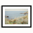 Coastal Wildflower Art - Serenity by the Sea Canvas Print