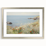 Coastal Wildflower Art - Serenity by the Sea Canvas Print