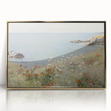 Coastal Wildflower Art - Serenity by the Sea Canvas Print