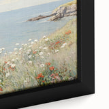 Coastal Wildflower Art - Serenity by the Sea Canvas Print