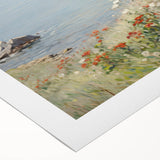 Coastal Wildflower Art - Serenity by the Sea Canvas Print