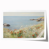 Coastal Wildflower Art - Serenity by the Sea Canvas Print