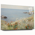 Coastal Wildflower Art - Serenity by the Sea Canvas Print