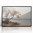 Vintage Landscape Art – Serene Coastal Scenery on Canvas