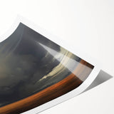 Vintage Landscape Art – Dramatic Skies Over a Golden Plain