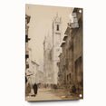 Historic European Cityscape – Vintage Landscape Wall Art