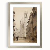 Historic European Cityscape – Vintage Landscape Wall Art