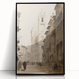 Historic European Cityscape – Vintage Landscape Wall Art
