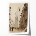 Historic European Cityscape – Vintage Landscape Wall Art