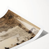 Historic European Cityscape – Vintage Landscape Wall Art