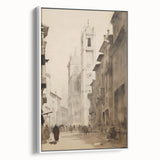 Historic European Cityscape – Vintage Landscape Wall Art