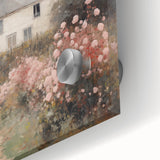 Vintage Cottage Garden Art – Classic Floral Landscape Wall Print