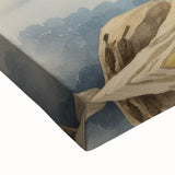 Vintage Landscape Art - Windswept Pine Tree on Rocky Hill