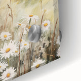 Coastal Cottage & Daisies – Vintage Landscape Wall Art