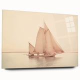 Vintage Sailboat Art - Classic Schooner on the Ocean