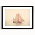 Vintage Sailboat Art - Classic Schooner on the Ocean