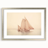 Vintage Sailboat Art - Classic Schooner on the Ocean