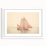 Vintage Sailboat Art - Classic Schooner on the Ocean