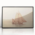 Vintage Sailboat Art - Classic Schooner on the Ocean