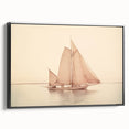 Vintage Sailboat Art - Classic Schooner on the Ocean