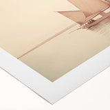 Vintage Sailboat Art - Classic Schooner on the Ocean