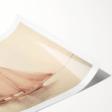 Vintage Sailboat Art - Classic Schooner on the Ocean