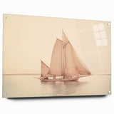 Vintage Sailboat Art - Classic Schooner on the Ocean