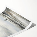 Stormy Seascape & Sailboat – Vintage Landscape Wall Art