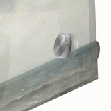 Vintage Landscape Art – Sailboat on Calm Ocean – Antique Maritime Wall Art