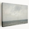 Vintage Landscape Art – Sailboat on Calm Ocean – Antique Maritime Wall Art