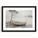 Vintage Landscape Art - Serene Countryside Scene