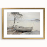 Vintage Landscape Art - Serene Countryside Scene