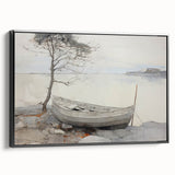 Vintage Landscape Art - Serene Countryside Scene