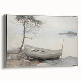 Vintage Landscape Art - Serene Countryside Scene