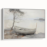 Vintage Landscape Art - Serene Countryside Scene