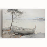 Vintage Landscape Art - Serene Countryside Scene