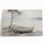 Vintage Landscape Art - Serene Countryside Scene