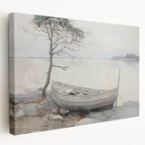 Vintage Landscape Art - Serene Countryside Scene