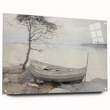 Vintage Landscape Art - Serene Countryside Scene