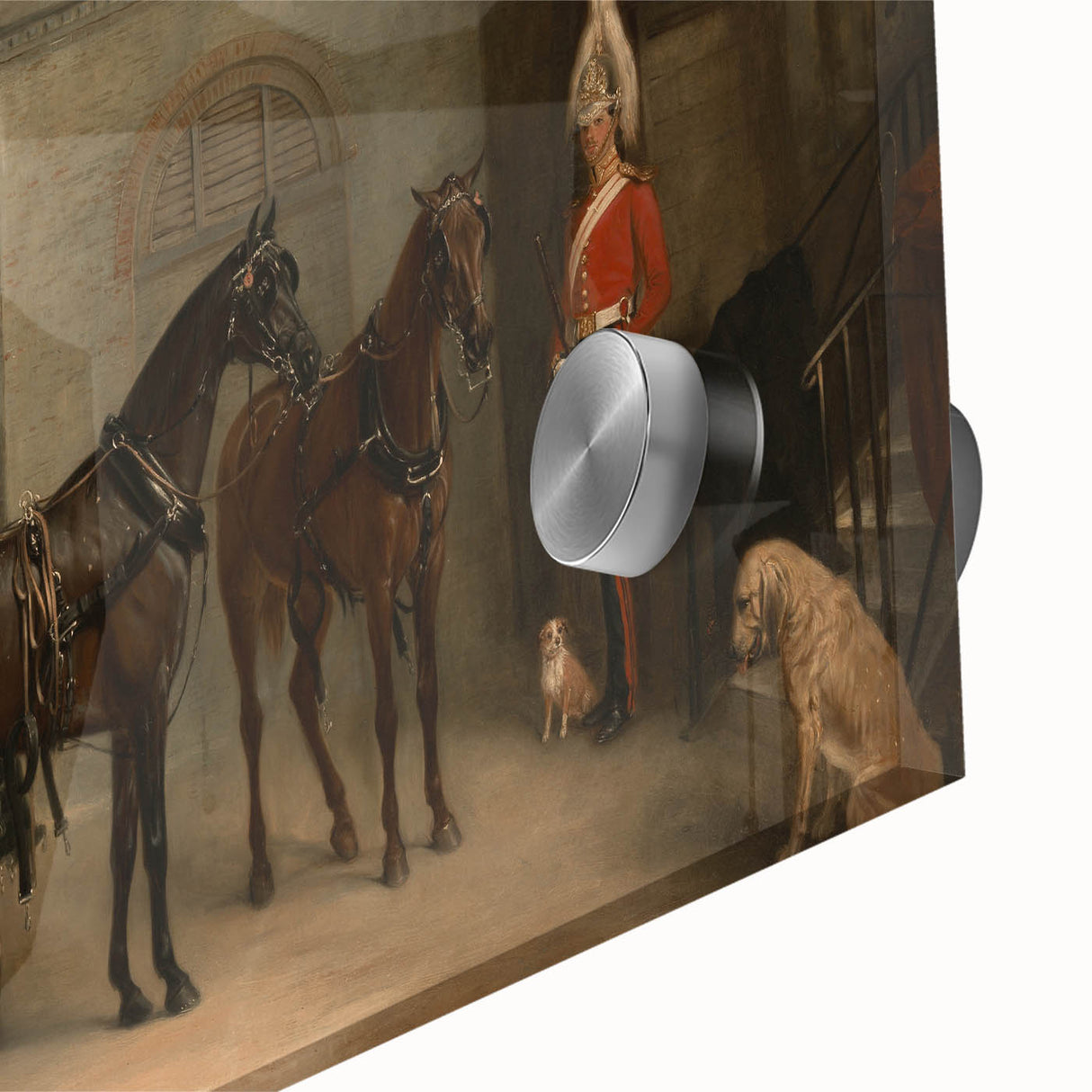 Vintage Landscape Art - Carriage with Horses