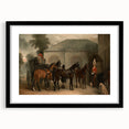 Vintage Landscape Art - Carriage with Horses
