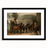 Vintage Landscape Art - Carriage with Horses