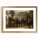 Vintage Landscape Art - Carriage with Horses
