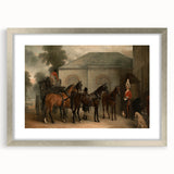 Vintage Landscape Art - Carriage with Horses