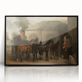 Vintage Landscape Art - Carriage with Horses