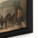 Vintage Landscape Art - Carriage with Horses