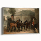 Vintage Landscape Art - Carriage with Horses