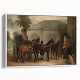 Vintage Landscape Art - Carriage with Horses
