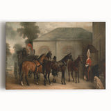 Vintage Landscape Art - Carriage with Horses