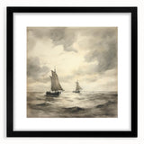 Vintage Sailing Seascape Art – Classic Nautical Wall Print
